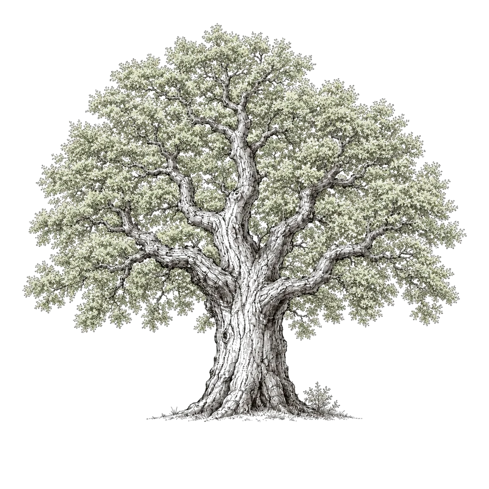 Chêne — cycle des saisons