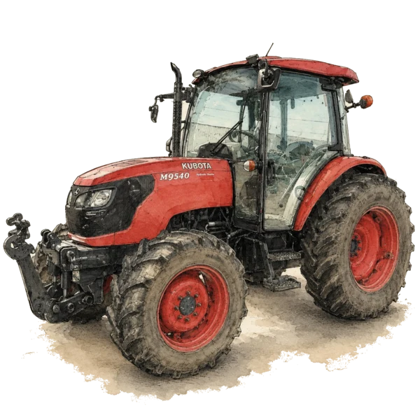 Tracteur Kubota M9540 Big Boss